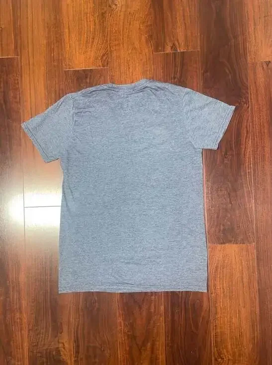 Star Wars The Mandalorian Graphic T-Shirt Grey Blue Heathered Small - Picture 9 of 14